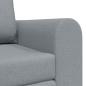 Preview: Klappsofa Bett Hellgrau 148 x 71 x 83 cm Stoff