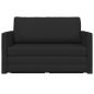 Preview: Klappsofa Bett Schwarz 124 x 71 x 78 cm Stoff