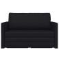 Preview: Klappsofa Bett Schwarz 124 x 71 x 78 cm PVC