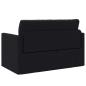 Preview: Klappsofa Bett Schwarz 124 x 71 x 78 cm PVC