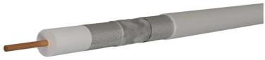 Preview: ARDEBO.de EMOS S5272 Koaxialkabel CB115, CLASS A, 3-fach geschirmt, Schirmabdeckung >90 %, Innenbereich, 100m Spule, weiß (2305023000)