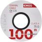 Preview: EMOS S5272 Koaxialkabel CB115, CLASS A, 3-fach geschirmt, Schirmabdeckung >90 %, Innenbereich, 100m Spule, weiß (2305023000)
