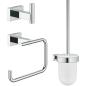 Preview: ARDEBO.de GROHE Essentials Cube WC-Set 3 in 1, chrom (40757001)