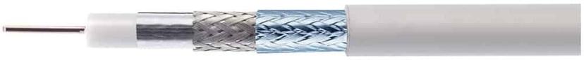 Preview: ARDEBO.de Kathrein LCD 111 A+ light Koaxialkabel für Innen, Eca, Einwegspule, weiß (215500020) 100m