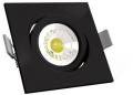 Preview: ARDEBO.de Ledxon EBS-SBQ-6-830-40S-S Einbau-Strahler, schwenkbar, quadratisch, 6W, 610lm, 3K, 40°, schwarz (7008234)