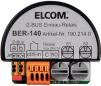 Preview: ARDEBO.de Elcom BER-140 i2Audio Schaltrelais, 1-fach, mit Eingang, Unterputz, schwarz (1902140)
