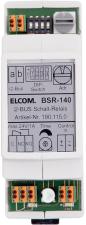 Preview: ARDEBO.de Elcom BSR-140 i2Audio Schaltrelais, 1-fach, mit Eingang, REG, grau (1901150)