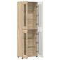 Preview: Highboard mit Regal Sonoma-Eiche 60 x 35 x 182 cm Holzwerkstoff