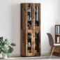 Preview: Highboard mit Regal Altholz 60 x 35 x 182 cm Holzwerkstoff