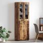Preview: Highboard mit Regal Altholz 60 x 35 x 182 cm Holzwerkstoff