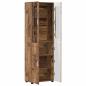 Preview: Highboard mit Regal Altholz 60 x 35 x 182 cm Holzwerkstoff