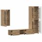 Preview: TV-Schrankset mit Schubladen Artisan-Eiche Holzwerkstoff