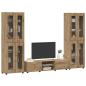 Preview: TV-Schrankset mit Schubladen Artisan-Eiche Holzwerkstoff