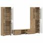 Preview: TV-Schrankset mit Schubladen Artisan-Eiche Holzwerkstoff