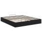 Preview: Ottoman Bettgestell Schwarz Eichen-Optik 193 x 120 x 25 cm