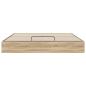 Preview: Ottoman Bettgestell Sonoma-Eiche 193 x 120 x 25 cm Spanplatte
