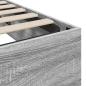 Preview: Ottoman Bettgestell Graues Sonoma 193 x 120 x 25 cm Spanplatte