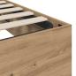 Preview: Ottoman Bettgestell Kunsthandwerk Eiche 193 x 120 x 25 cm