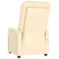 Preview: Massagesessel Creme Kunstleder