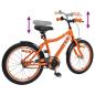 Preview: Kinderfahrrad 20 Zoll für 6-11 Jahre alt Orange