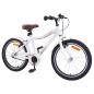 Preview: Kinderfahrrad 20 Zoll für 6-11 Jahre alt weiß