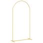 Preview: Hochzeitsbogen Gold 100 x 39 x 200 cm Stahl