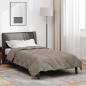 Preview: ARDEBO.de - Sommerdecke 200 x 155 cm Sommer 200 gsm Hellgrau