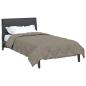 Preview: ARDEBO.de - Sommerdecke Hellgrau 220 x 135 cm Mikrofaser