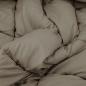Preview: ARDEBO.de - Sommerdecke Hellgrau und Anthrazit 200 x 155 cm Mikrofaser