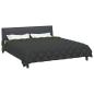 Preview: Winterbettdecke 200 x 200 cm 450 g/m² Grün und Anthrazit