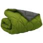 Preview: Winterbettdecke 200 x 200 cm 450 g/m² Grün und Anthrazit
