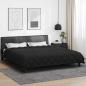 Preview: Winterbettdecke 200 x 200 cm 450 g/m² Schwarz und Anthrazit