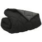 Preview: Winterbettdecke 200 x 200 cm 450 g/m² Schwarz und Anthrazit