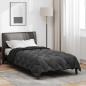 Preview: ARDEBO.de - Winterbettdecke 135 x 220 cm 450 g/m² Schwarz und Anthrazit