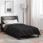 Preview: Winterbettdecke 140 x 220 cm 450 g/m² Schwarz und Anthrazit