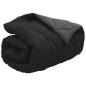 Preview: Winterbettdecke 140 x 220 cm 450 g/m² Schwarz und Anthrazit