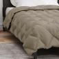 Preview: Winterbettdecke Hellgrau 220 x 135 cm Mikrofaser