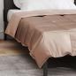 Preview: Sommerdecke Gold 220 x 140 cm Satin und Mikrofaser