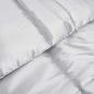 Preview: Sommerdecke Silber 220 x 155 cm Satin und Mikrofaser