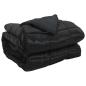 Preview: Ganzjahresbettdecke 200 x 220 cm 300 g/m² Schwarz