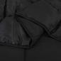 Preview: Winterbettdecke Schwarz 200 x 140 cm Satin und Mikrofaser