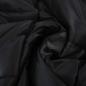 Preview: Winterbettdecke Schwarz 200 x 140 cm Satin und Mikrofaser