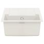 Preview: Waschbecken Weiß 780 x 500 mm 80% Quarz und 20% Harz
