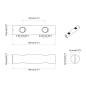 Preview: Mutter 413 stk. Zink-beschichtet 60 x 12 mm Eisen