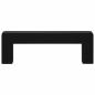 Preview: Möbelgriff 12 pcs Schwarz 110 x 12 x 36 mm Eisen