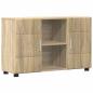 Preview: ARDEBO.de - Sideboard Sonoma-Eiche 88,5 x 30,5 x 55,5 cm Holzwerkstoff