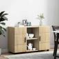 Preview: Sideboard Sonoma-Eiche 88,5 x 30,5 x 55,5 cm Holzwerkstoff