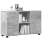 Preview: Sideboard Beton Grau 88,5 x 30,5 x 55,5 cm Holzwerkstoff
