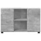Preview: Sideboard Beton Grau 88,5 x 30,5 x 55,5 cm Holzwerkstoff
