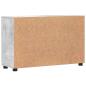 Preview: Sideboard Beton Grau 88,5 x 30,5 x 55,5 cm Holzwerkstoff